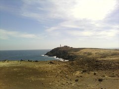 Playa El Cabrón, маяк на полуострове